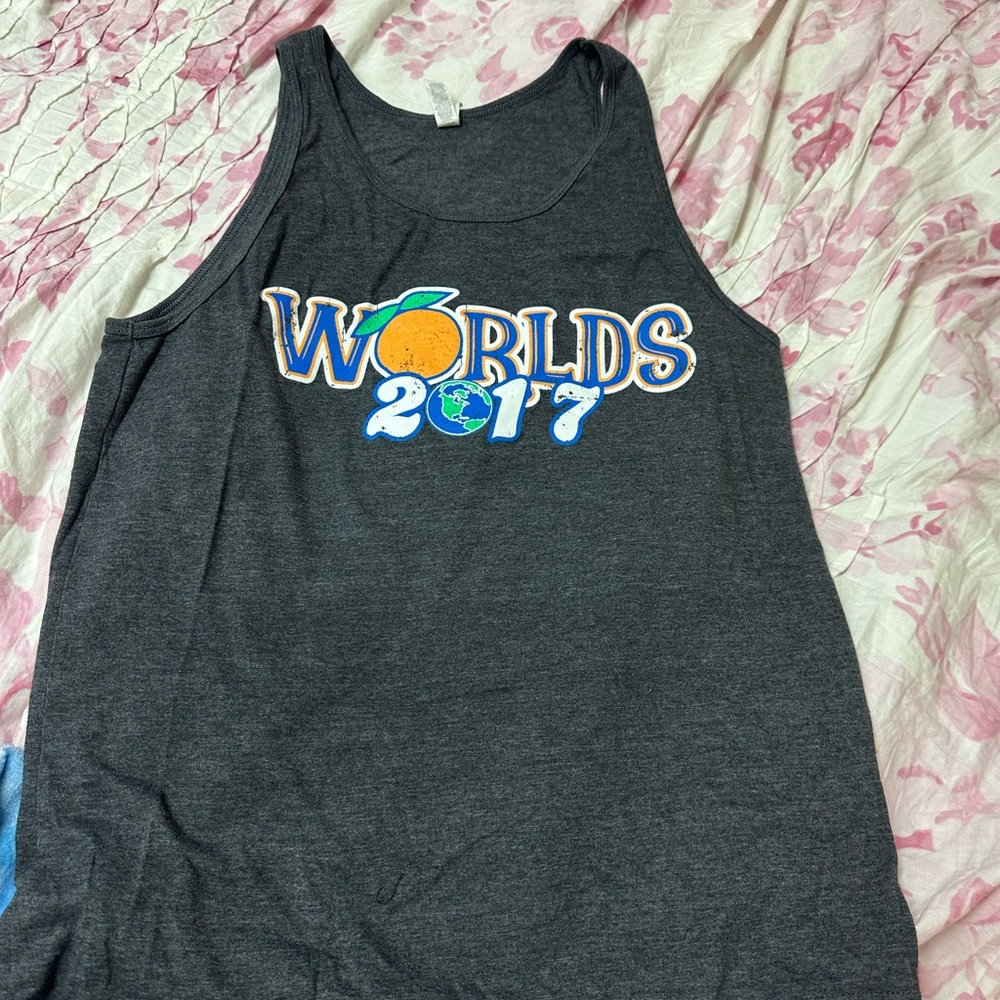 Orange 2017 tank top size M